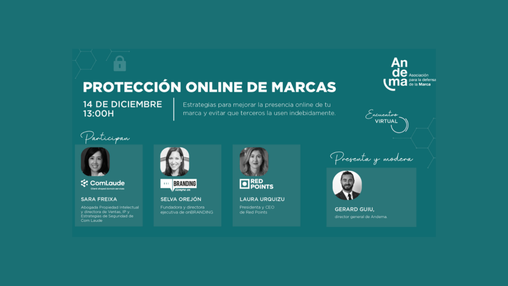 Encuentro online Andema proteccion online de marcas